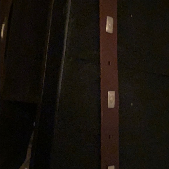 Dark brown leather belt - Picture 3 of 7